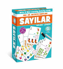 Circle Toys-Sayılar(Yaz-Sil Aktivite Kartları)
