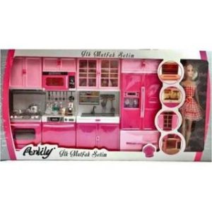 Oydaş Oyuncak 02326 Anlily Bebekli 4'lü Set İlk Mutfak Seti